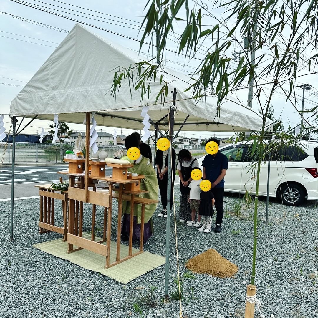 地鎮祭　播磨町　店舗付き住宅