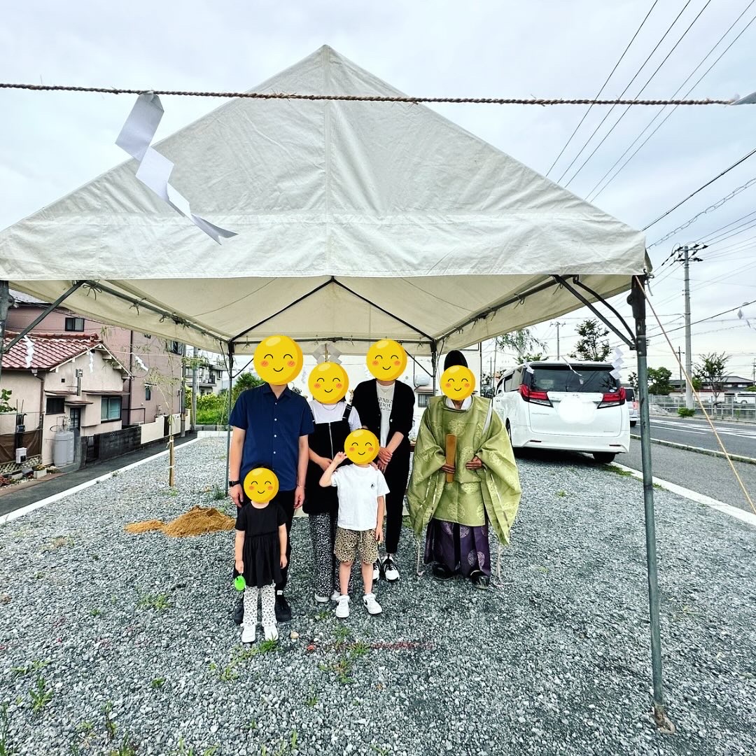 地鎮祭　播磨町　店舗付き住宅